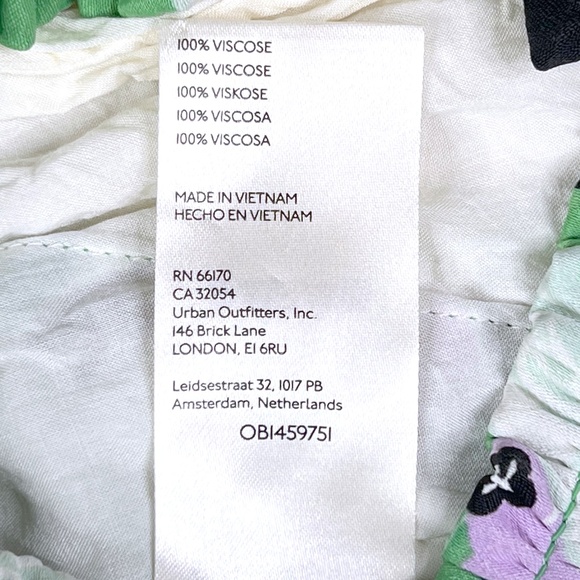 Anthropologie Maeve The Saria Smocked Floral Wide Leg Pants Size XS - Picture 8 of 12